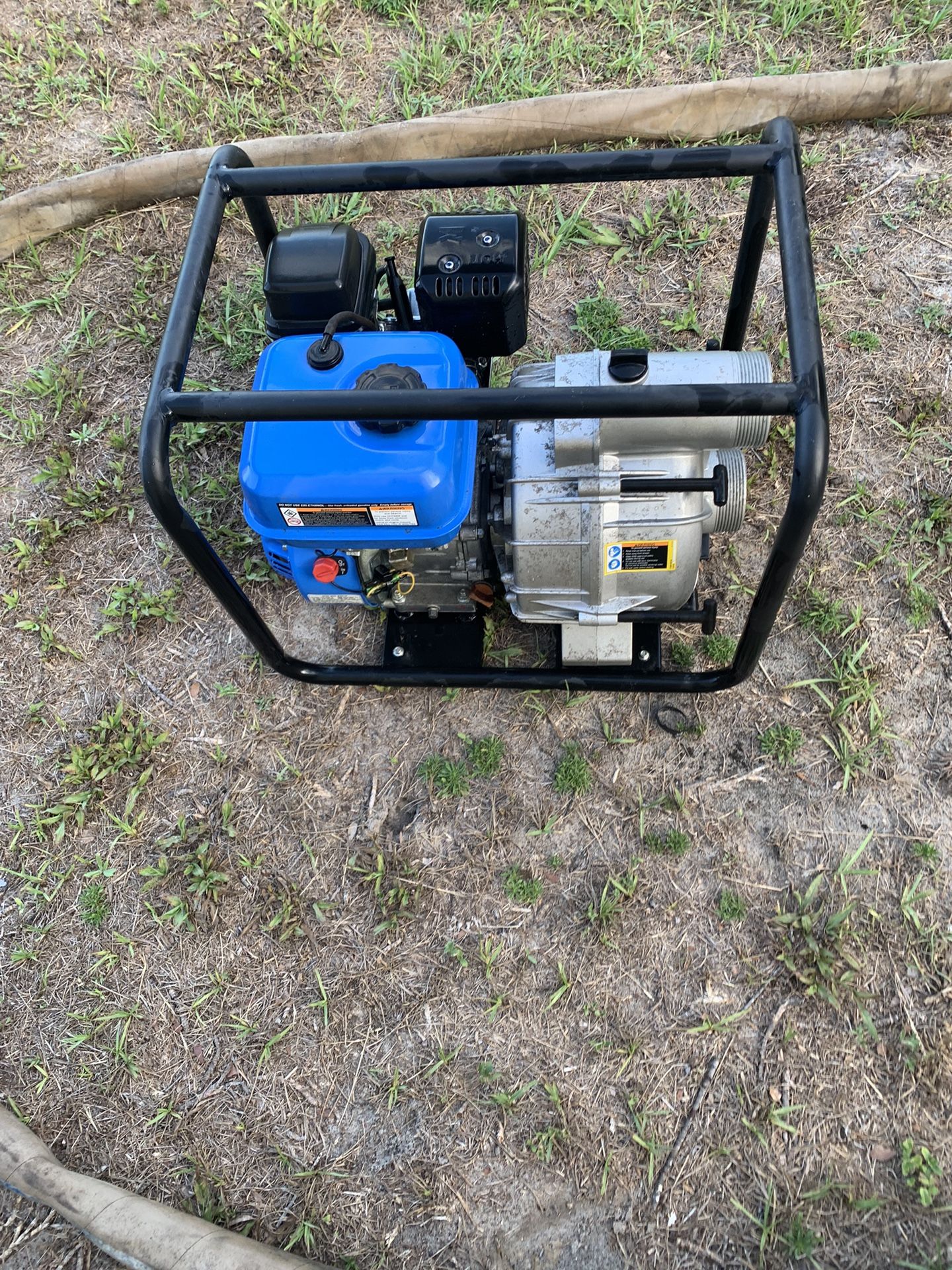 New 3” Trash Pump With Many Hoses