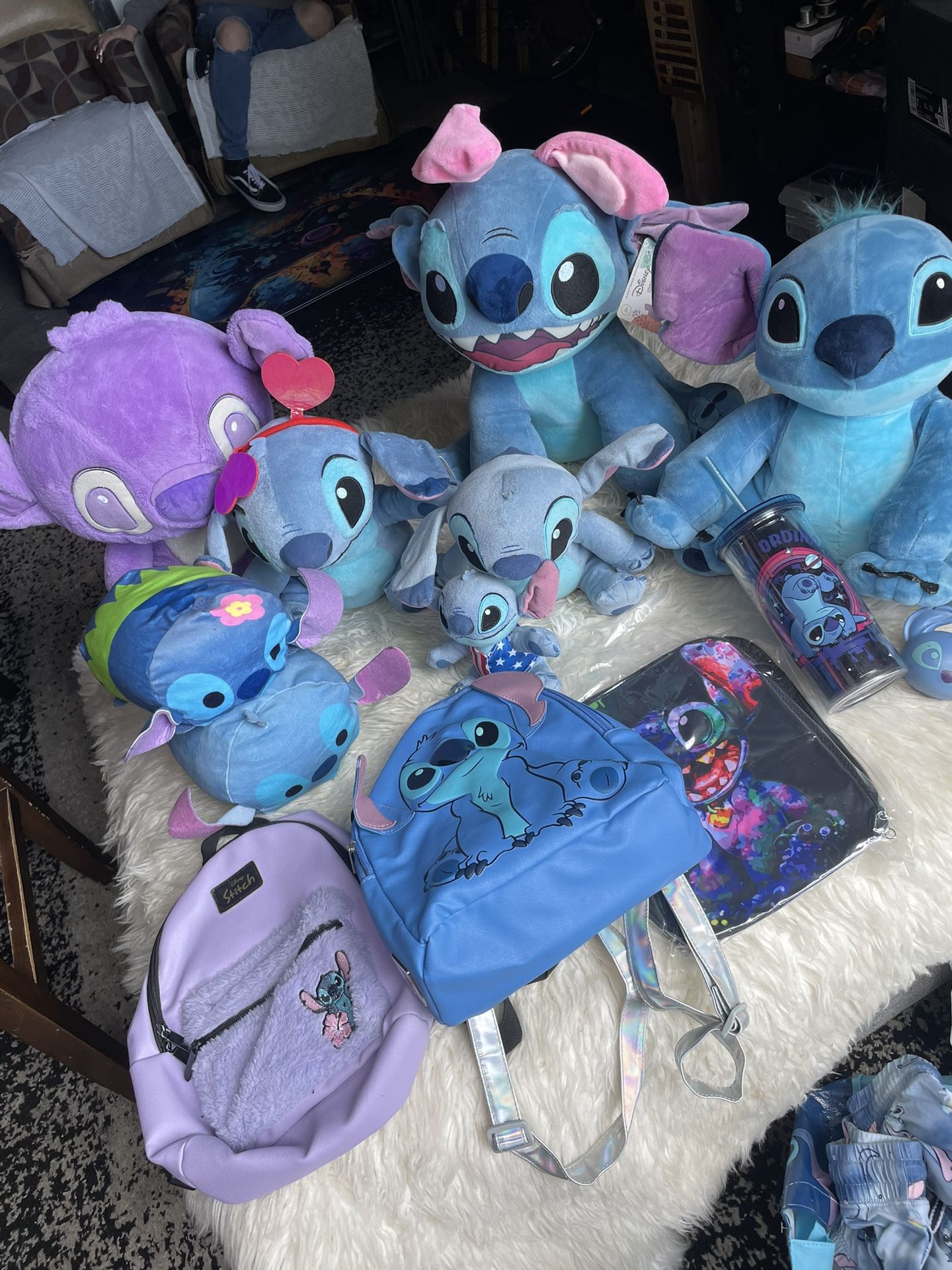 Leo Stitch Back Packs, Pajama , Clothes, Stuffed Animal Leo And Stitch Bundle!!!