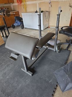 Bench press rack