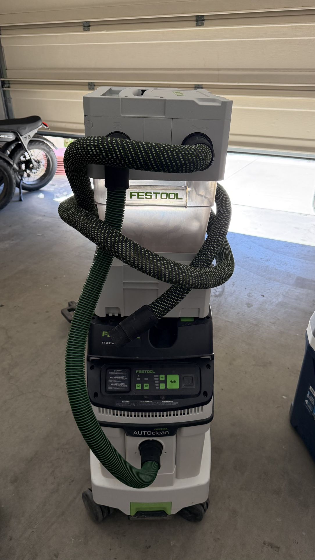 Festool CT 48 EI AC HEPA Dust Extractor Vacuum And Dust Separator