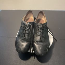 Aida Practice 121 Model Black Perforated Leather 2” in Heel Size 24