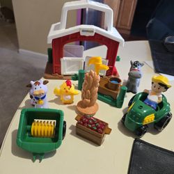 FISHER PRICE BARN SET VINTAGE 