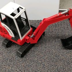 Detailed Plastic Mini-Excavator 