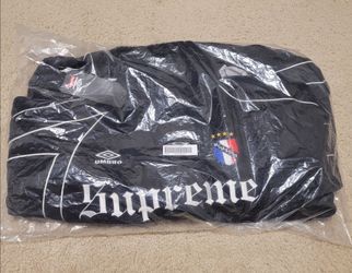 Supreme Umbro Black Track Jacket