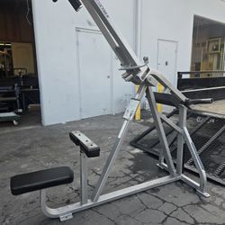 Cybex plate loaded advanced pull down commercial gym equipment exercise fitness weight machine 