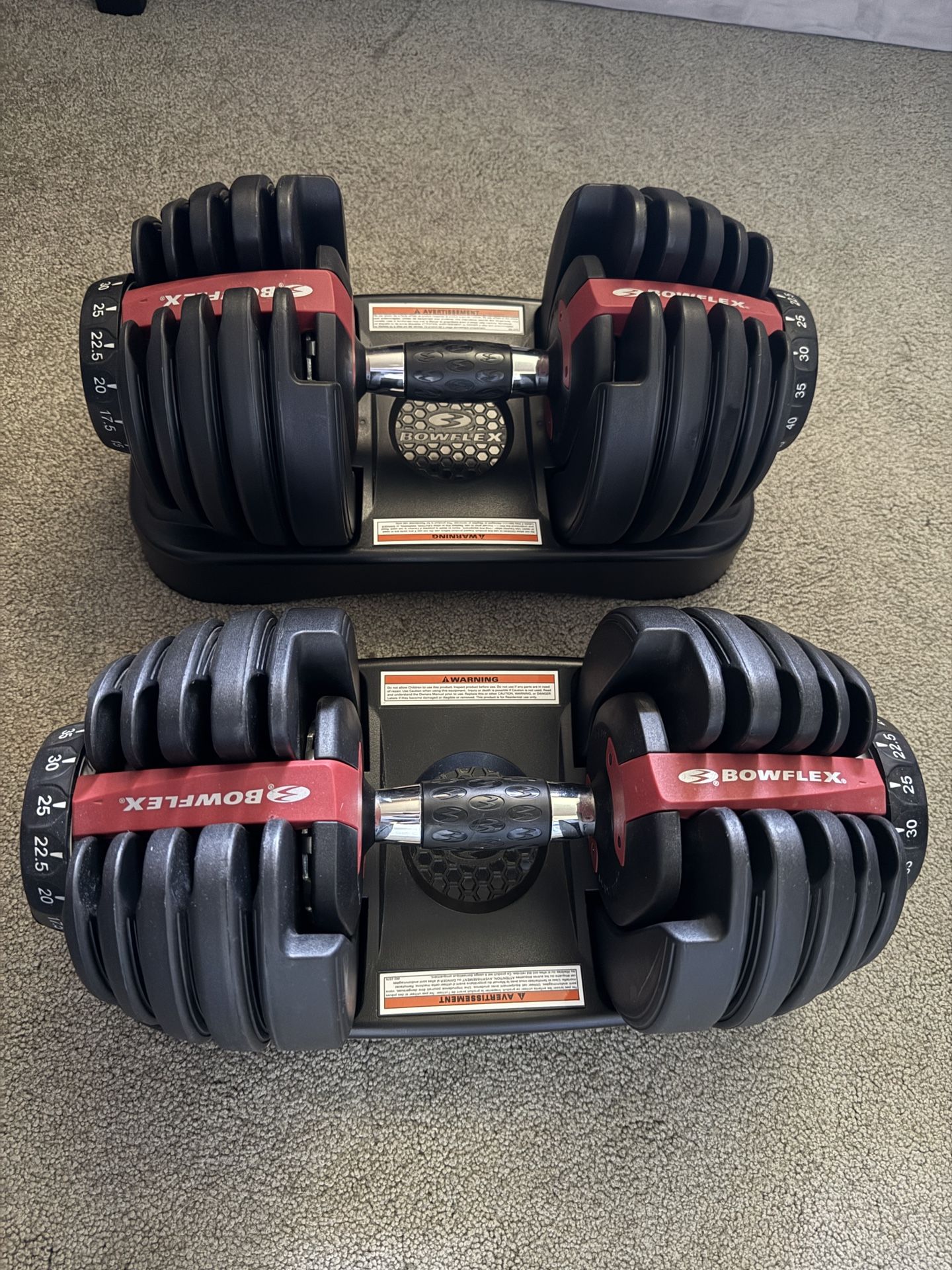 Bowflex Adjustable Weight Set