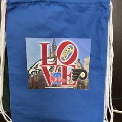 Philadelphia Sports Team Bags Drawstring New 
