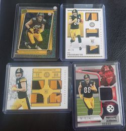 100 Pittsburgh Steelers Patch Rookie #'d cards /5 SSP Freiermuth Encased Rare