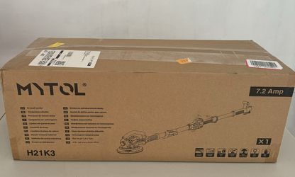 Drywall Sander, 7.2A Electric Drywall Sander with Vacuum Dust Collection, 6 Variable Speed RPM, LED Light, Foldable & Extendable Handle