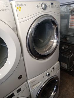 Whirlpool Duet stackable front load washer and gas dryer set - Free delivery
