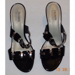 Jasmine Collection Black Heels Size 9M