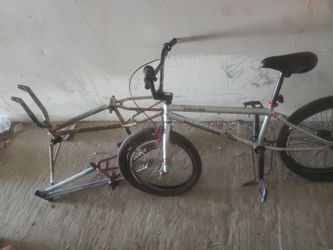 3 bmx frames and parts