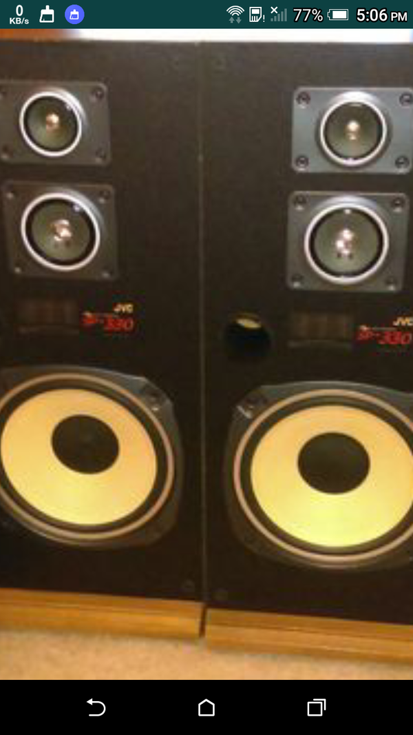 VINTAGE JVC SPEAKERS AND JVC SOUND SYSTEM. for Sale in Lynnwood, WA