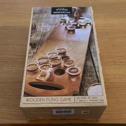 Wooden Pong Game