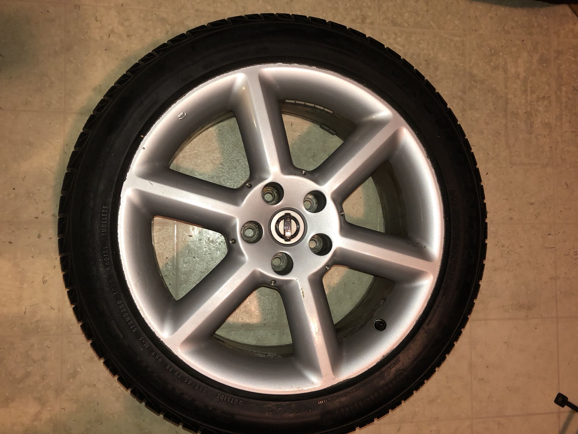 350z Oem Wheels and Tires (4)