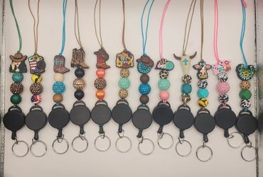 Western & Skull Beaded Lanyards (PICK UP ONLY NE 93306)