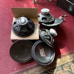 Mtx Car Audio  12 Inch Subwoofers . Bad Voice Coils $10 Each Rebuild Or Parts . 