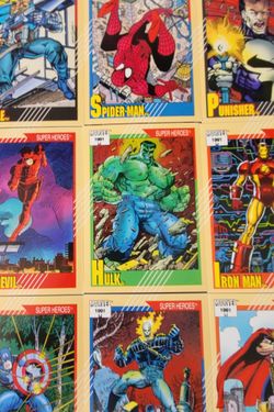 (25) 1991 Marvel Cards