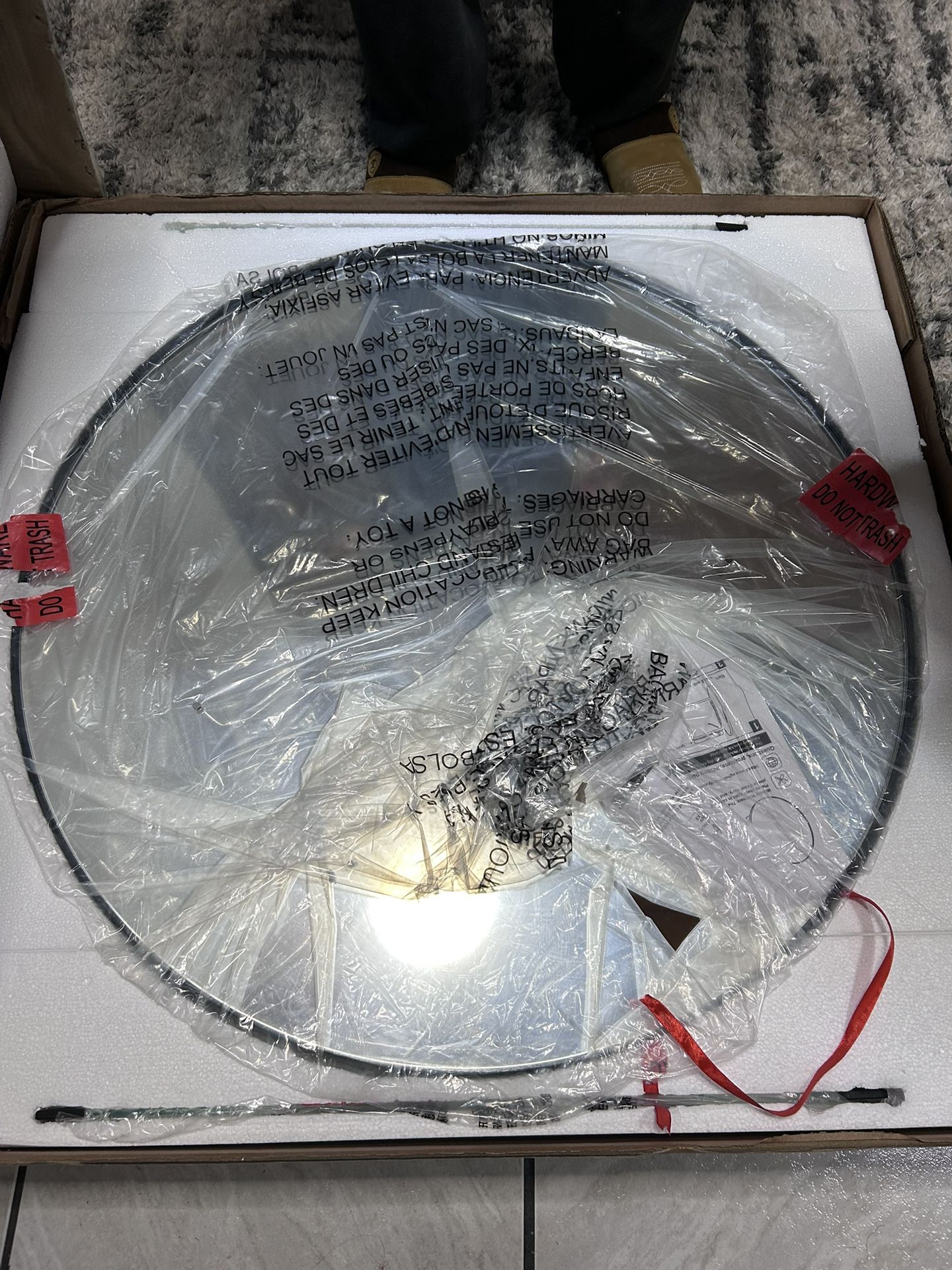 Round Vanity Bathroom Mirror