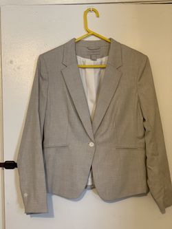 H&M Light Gray Blazer, Size M, New