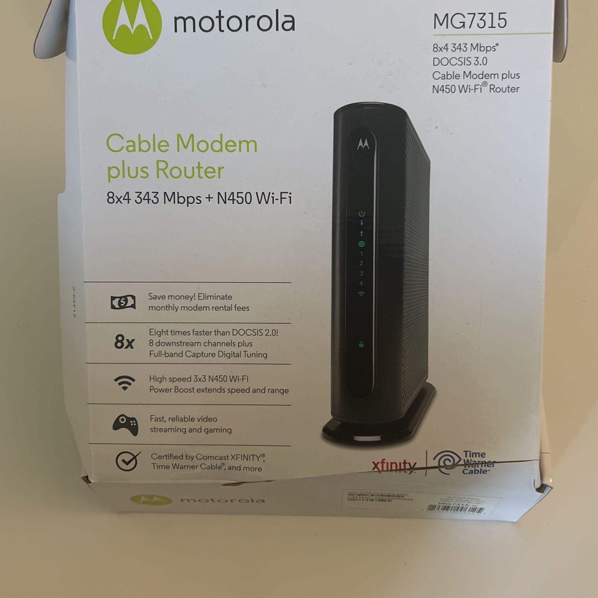 Brand New Motorola Cable Modem