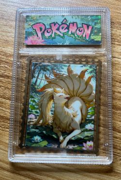 Pokemon Ninetales Mini Metal Stamp Slab # 34/94