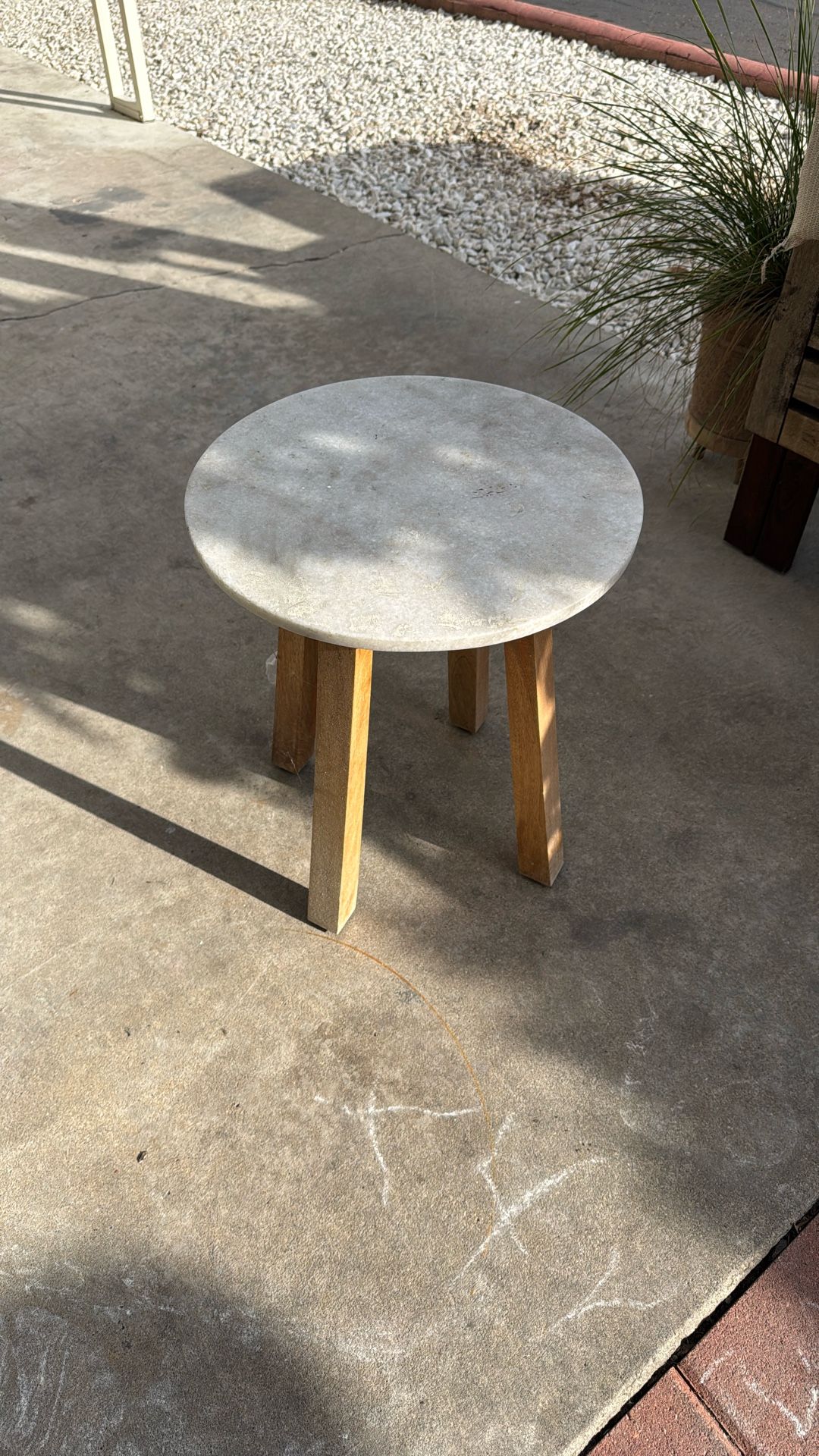 Marble End Table
