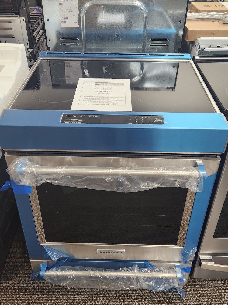 30-Inch 4 Burner Element Induction Slide-In Convection Range with Ai Fry