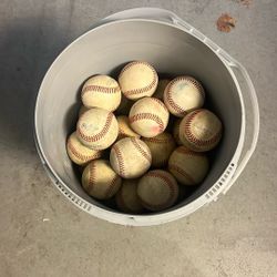 Used Leather Baseballs 