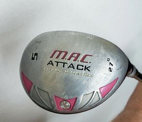 M.A.C. Attack Titanium Matrix 5 Hybrid 27*  LH   Graphite Uniflex  Ladies. Gulf 