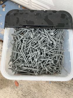 Exterior 3” screws