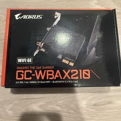 Aorus WiFi 6E And Bluetooth 5.2 PCIe Card