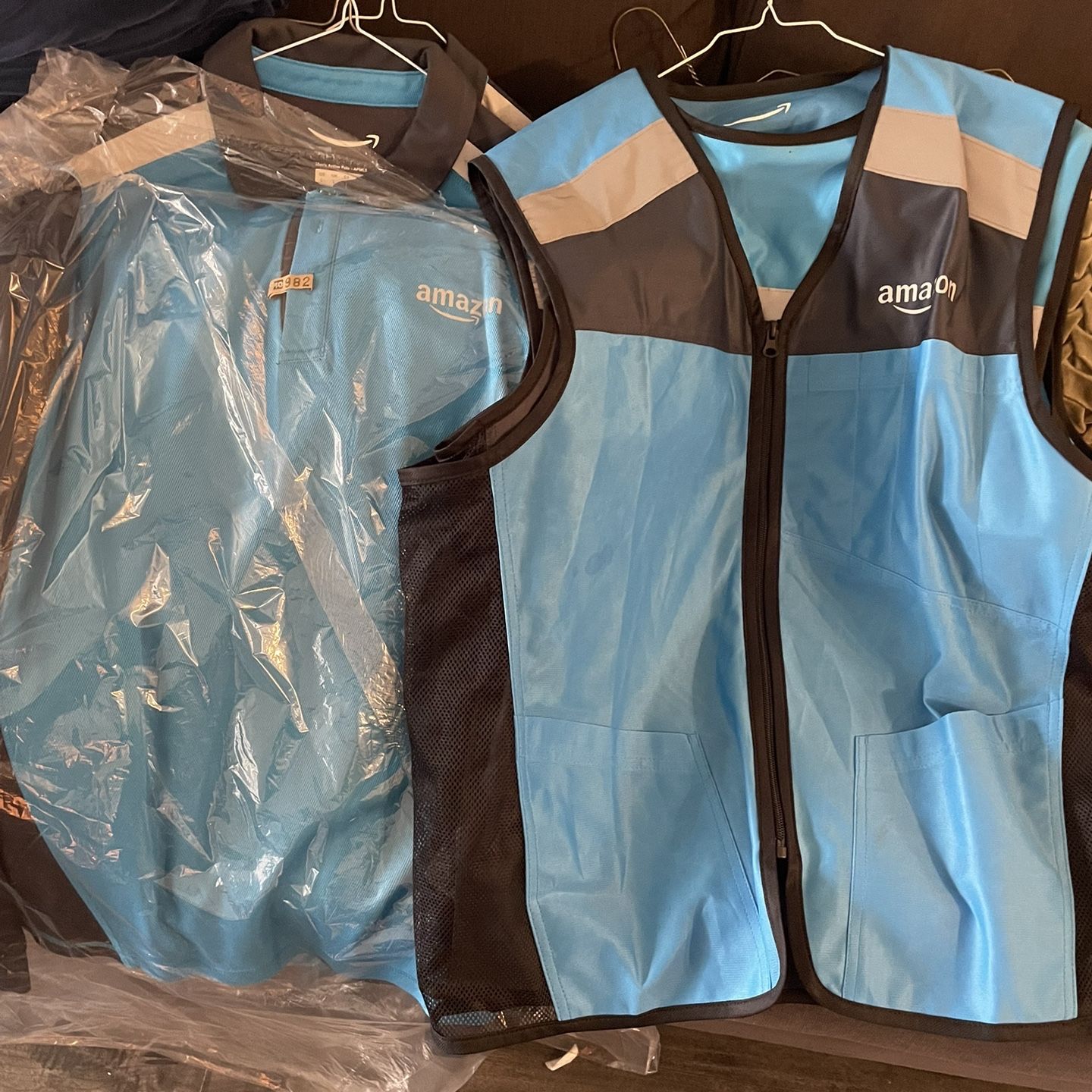 Amazon Uniforms (3 Large Vest & shirts) for Sale in Los Angeles, CA ...