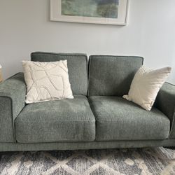 FREE Green Couch + Cream Pillows 