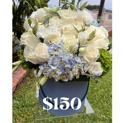 Birthday Bouquet, Flower Boxes With Balloon, Birthday Roses 