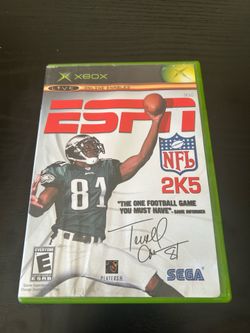 Xbox ESPN NFL 2K5 Tested Works