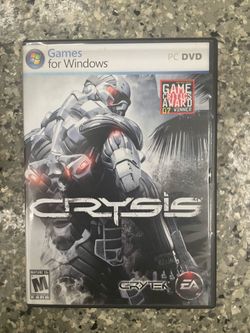 Crysis game for PC DVD