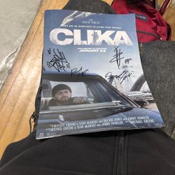 Signed Clika poster 