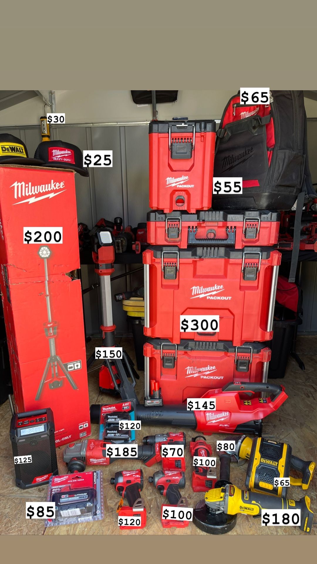 Milwaukee Tools Dewalt