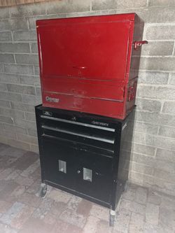 3-tier Metal Mixmatch Toolbox *No Keys*