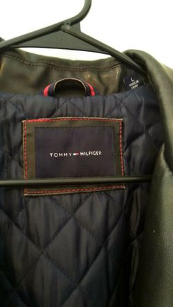 Women's L Tommy Hilfiger leather jacket