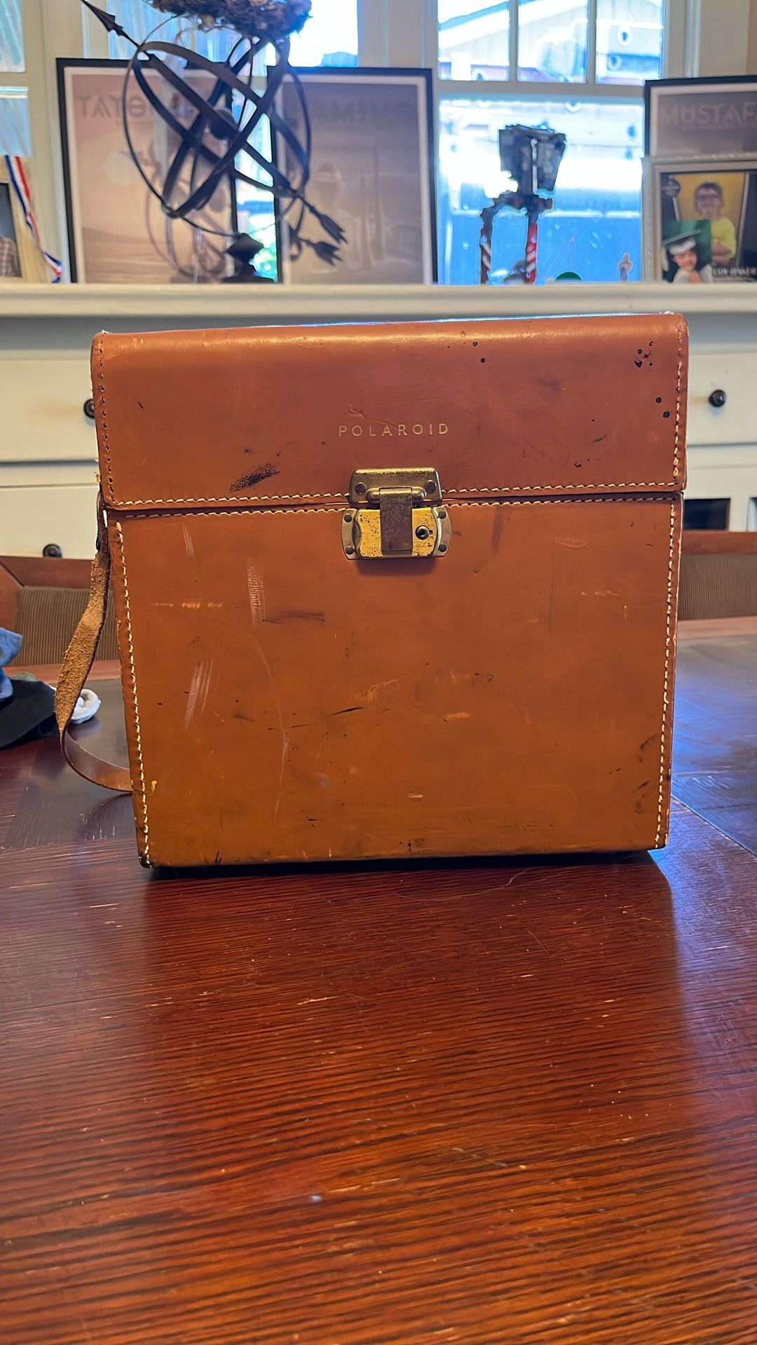 Vintage Polaroid 800 Leather Camera Case/Box