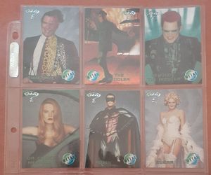 1995 Batman Forever Metal Fleer DC lot of (6)