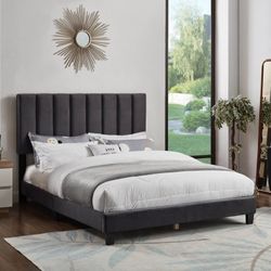 Queen Bed Frame With Mattress 