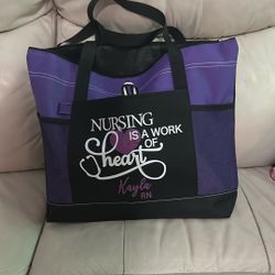 Bag With Print Nurse Kayla RN