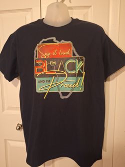Black History T-Shirts "I'm Black And I'm Proud "