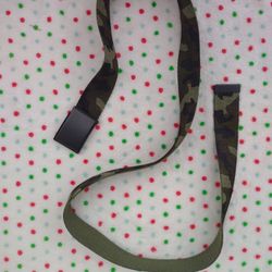 Size 42 Camouflage Bottle Cap Opener Belt 51" Long