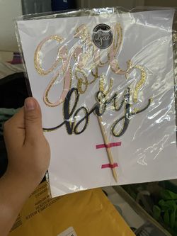 Gender Reveal Cake Topper 