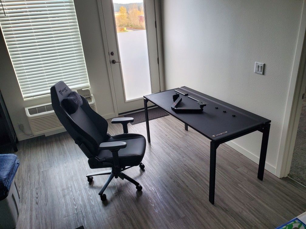 Secret Lab Desk, Chair And Accessories