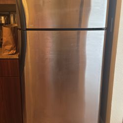 Stainless steel fridge